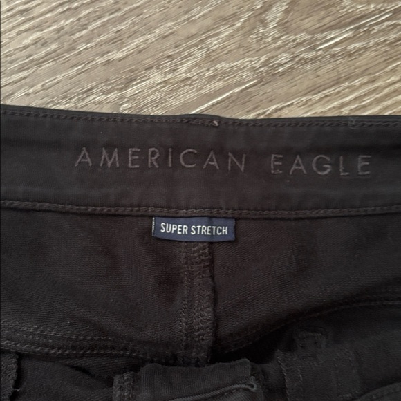 AEO Black Skinny Pants/Jeggings - Size 6 (X-LONG inseam) - Picture 6 of 11